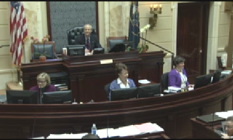 Utah State Senate in session
