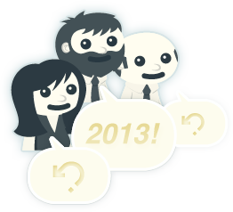 The Sunlight Foundation's Politwoops project looks back at 2013 along with the three twoopster characters.