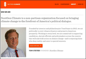 NextGen Climate's super-PAC, composed exclusively of Tom Steyer