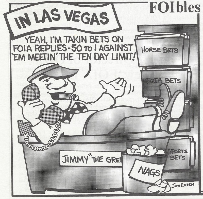 Comic of bookie in Las Vegas