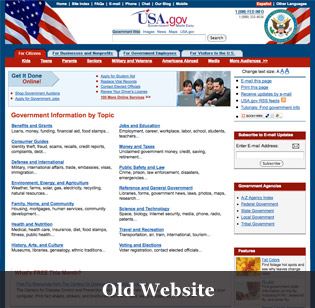 USA.gov old site