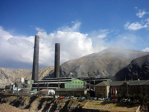 Mine in La Oroya, Peru