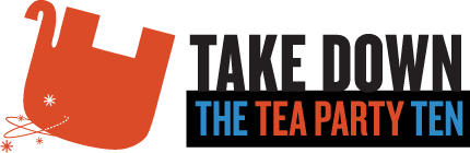 Credo super PAC "Take Down the Tea Party Ten" logo