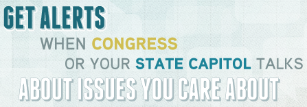 Scout: Get Alerts when Congress or your State Capitol talks about issues you care about
