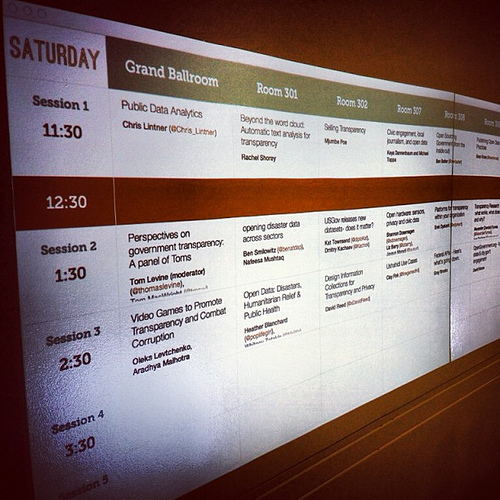Scheduling #sunlightgram #tcamp13