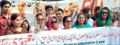 Rally on the Right to Know Pakistan