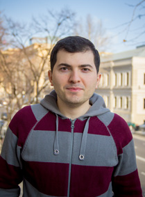 A picture of Giorgi Chanturia -- an analyst at Transparency International Georgia