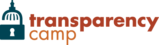 TransparencyCamp Logo displaying a Congress dome and a lock symbol. 