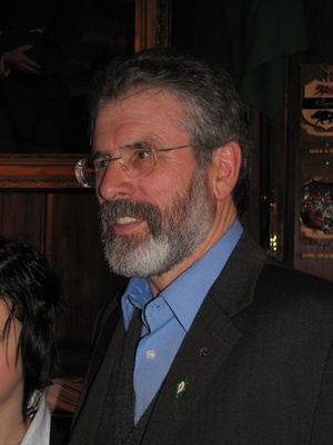 Gerry Adams, president of Sinn Fein 