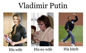 An image attached to a tweet saying "Vladimir #Putin Sure Is A Ladies Man... #tcot #SorryNotSorry" that was retweeted by Senate candidate Heather Grant and then deleted and archived by Politwoops.