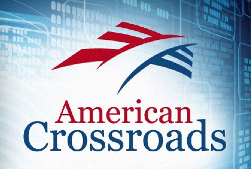 Logo of the super PAC American Crossroads, which was founded by Karl Rove and Ed Gillespie. 