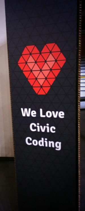 i love civic coding banner