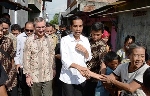 Photo of newly elected Indonesian president, Joko Widodo.