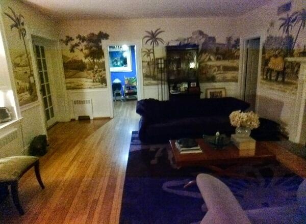 A photo of an empty room that was taken through Google Glass and posted (then later deleted) from the Twitter account of Rep. Chaka Fattah, D-Penn.