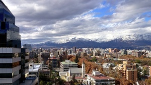 Photo of Santiago, Chile from above