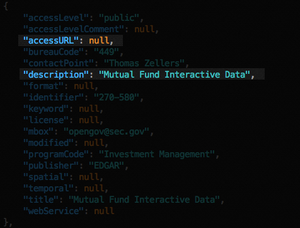 SEC's null URL "Mutual Fund Interactive Data"