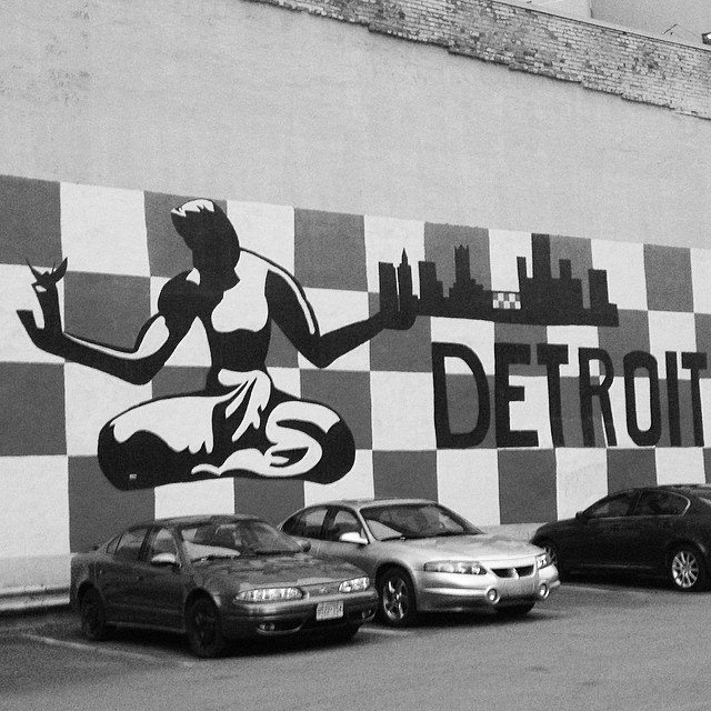 Photo of wall mural in Detroit
