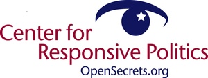 Logo of open eye over the name Center for Responsive Politics Open Secrets.org