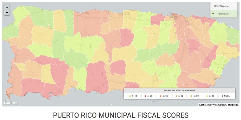 map of financial data in Puerto Rico