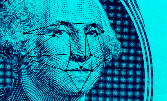 George Washington/Facial Recognition. Image via the Project on Government Oversight.