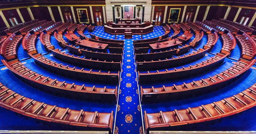 The U.S. House of Representatives chamber.
