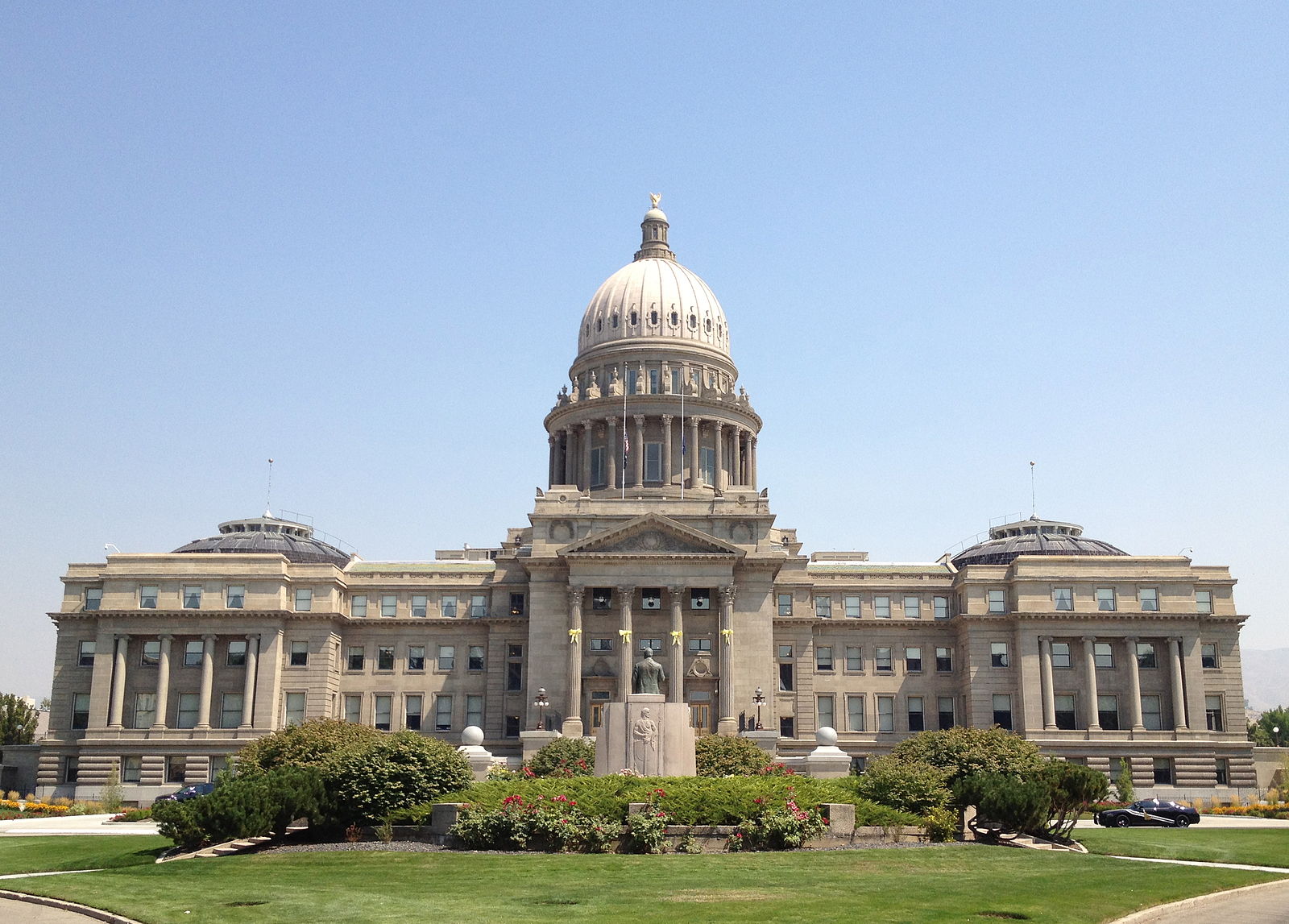 The Idaho state capitol building