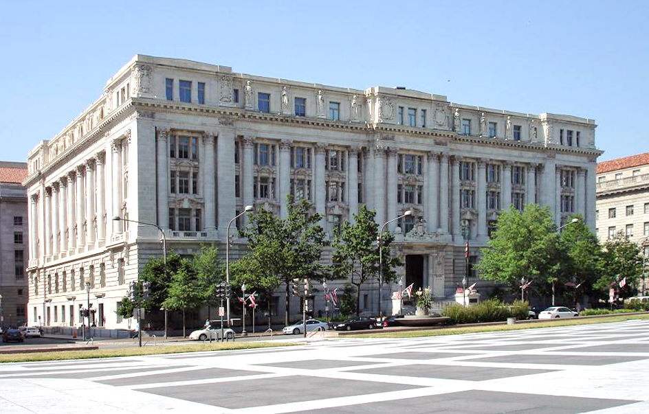 The Wilson Building in Washington, DC. 