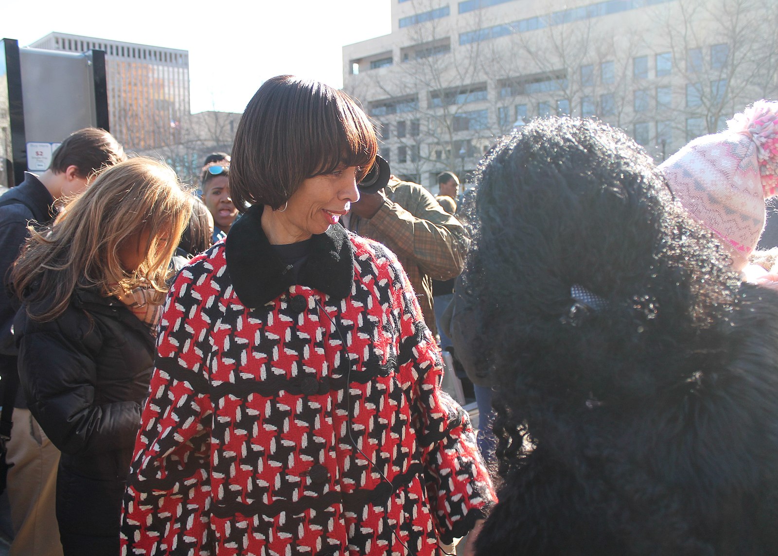 Baltimore, Maryland Mayor Catherine Pugh at a 2017 march. 